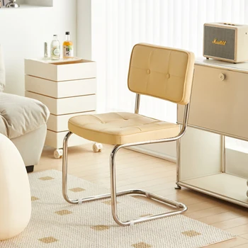 Напольное кресло в скандинавском стиле с акцентом для чтения, Уникальные эстетические стулья, Удобная Офисная мебель для дома Sedie Sala Da Pranzo WJ40XP