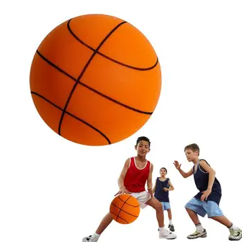 Диаметр 24 см Бесшумный Спортивный мяч из пенопласта высокой плотности, Немой Баскетбольный мяч для помещений, Мягкий Эластичный мяч, детские Спортивные игрушки-игры