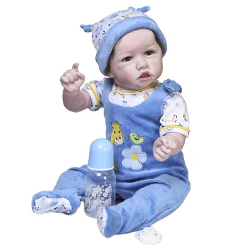 22-Дюймовый Полный виниловый Силиконовый куколка Саския Реборн Мальчик хлопковое тело бебе реборн менино Как новорожденный Живой Игровой Дом игрушки подарок