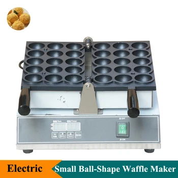Цифровой Дисплей 110V 220V Электрическая Вафля В Форме Сырного Шарика с 15 Отверстиями С Антипригарным Покрытием Tokoyaki Waffle Making Machine