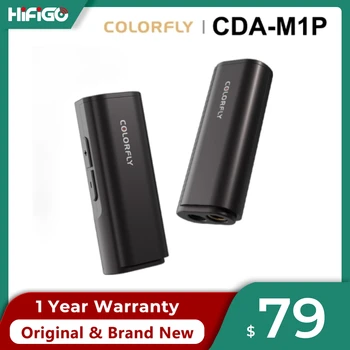 COLORFLY CDA-M1P Портативный USB-ЦАП/Усилитель для наушников AK4493SEQ с чипом PCM768 DSD512 3,5 + 4,4 мм Выход