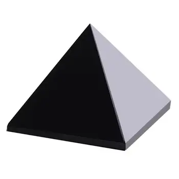 Украшения из натурального хрустального камня Obsidian Pyramid для гостиной с обсидиановой пирамидой