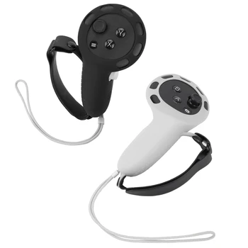 для Сенсорного контроллера Meta Quest 3 VR Силиконовый Захватный Рукав, Противоскользящий, Защищенный От Пота Защитный Чехол VR