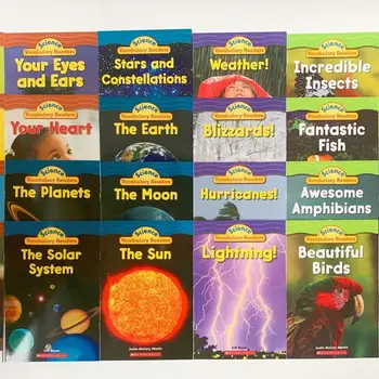 English Science 30 книг для чтения лексики по схоластике, развивающие игрушки, книги по английскому языку Монтессори для чтения детьми