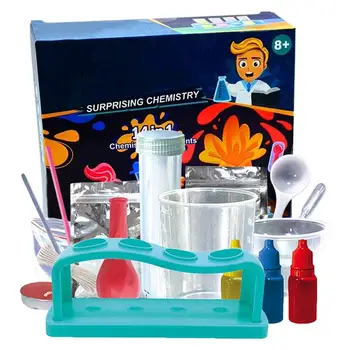 14in 1 Детский Научный Набор DIY Научные Химические Эксперименты Игрушечный Набор Забавная Лабораторная Игрушка Развивающие Игрушки Ролевые Игры Игрушка Для Ребенка
