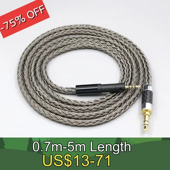 16 Жильный серый посеребренный кабель для наушников для Sennheiser HD599 HD569 HD 560S HD559 hd560s LN008451