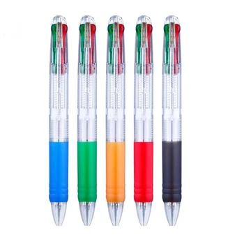 Креативная милая шариковая ручка из 5 предметов, Красочные Канцелярские принадлежности 4 цветов