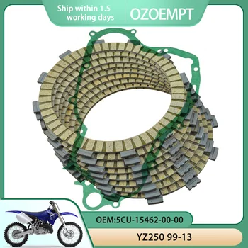 Комплект дисков сцепления мотоцикла OZOEMPT и прокладка крышки применимы к YZ250 99-13
