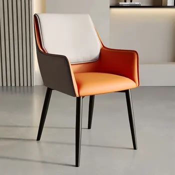 Обеденный стул Nordic из искусственной кожи, туалетный столик для ресторана Relax, современный обеденный стул для офиса, банкета, Sillas Comedor Мебель для дома BL50DC