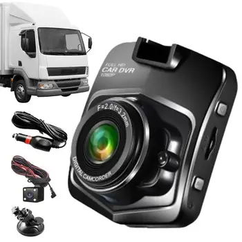 Видеорегистратор для вождения автомобиля с разрешением 1080P, камера ночного видения, амортизирующая камера с широким углом обзора 170 градусов и автоматическим резервированием.