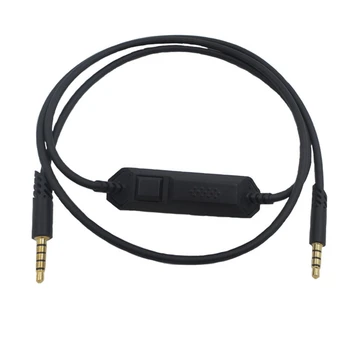 Сменный аудиокабель для наушников Logitech Astro A10 A40 Подходит для многих наушников Микрофон Регулятор громкости