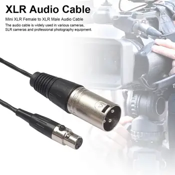 Аудиокабель Mini Xlr Female-Xlr Male 0,3 м Xk101K17-03 Usb-адаптер аудиокабель с металлической головкой