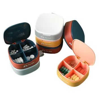 Маленькая коробочка для таблеток Силиконовые Мини Портативные принадлежности для дома Дорожная Аптечка Ящик для хранения лекарств Инструменты для кемпинга на открытом воздухе