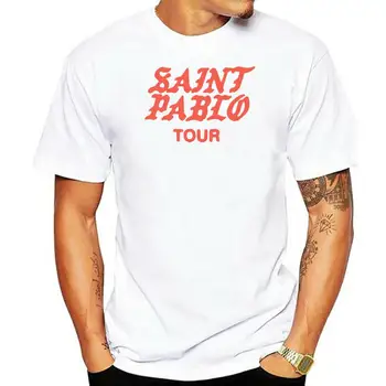 новая футболка для продажи SAINT PABLO TOUR КРАСНОГО цвета, Размер M-2XL