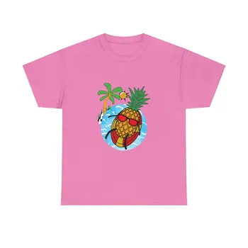 Охлаждающая футболка с ананасом, футболка Embrace the Tropical Chill