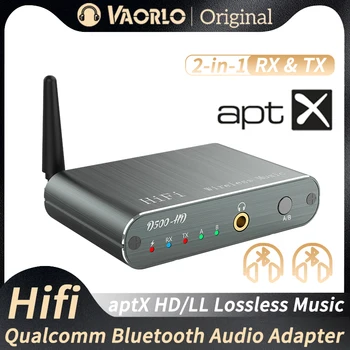 Приемник аудиопередатчика aptX HD /LL Bluetooth 3,5 ММ AUX Type-C Многоточечный двухпоточный музыкальный адаптер Hi-Fi с качеством компакт-дисков