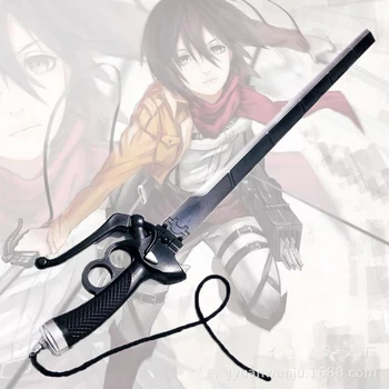 95 см косплей AOT Mikasa Ackerman sword косплей RivaMika LeviMika sword Movie Оружие на Хэллоуин реквизит