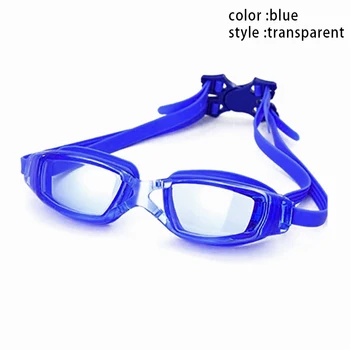 Плавательные очки с защитой от тумана, ультрафиолета, четкого видения, Плоские плавательные очки для летнего пляжного плавания, Аксессуары для дайвинга