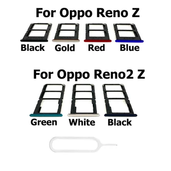 Держатель лотка для sim-карты для Oppo Reno2 Reno Z Держатель лотка для SD-карты с запасными частями для Pin-кода карты