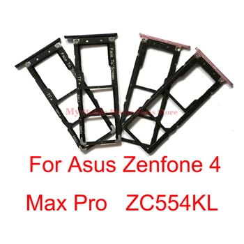 Новый Слот-держатель Лотка для Sim-карт Для Asus ZenFone 4 Max Pro ZC554KL Sim-Лоток Для Чтения SD-карт Слот-адаптер Для Zenfone ZC554KL