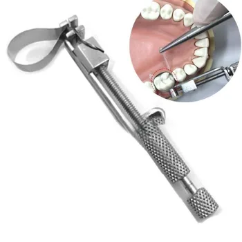 1 шт. Беззубая стальная формовочная деталь зажима Фиксатор зубной матрицы Стоматологический стоматологический инструмент