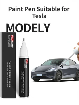 Ручка для рисования, подходящая для Tesla Model y, фиксатор краски, черный, белый, аксессуары для модели Y, крышка ступицы колеса, царапины на автомобильной краске, потрясающий ремонт.