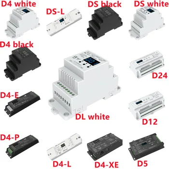 Цифровой DMX-декодер D4 D4-E D4-XE D5 D12 D24 DS DS-L DMX512-SPI-декодер И радиочастотный Контроллер CV-дисплей/Din-рейка / С множественным затемнением