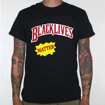 Черные футболки С историей Летняя Модная Хлопчатобумажная футболка Black Lives Matter Name Tribute T Shirt