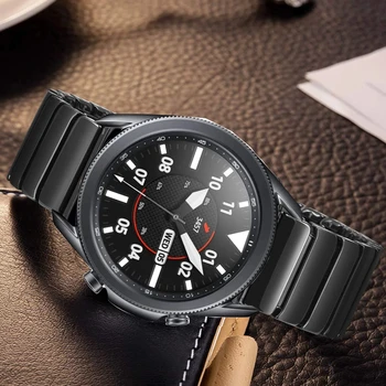 22 мм 20 мм Керамический ремешок для Samsung galaxy watch 6/5/4/3 Gear S3 Huawei watch 4 GT2 /3 Матовый керамический ремешок для Amazfit GTR band