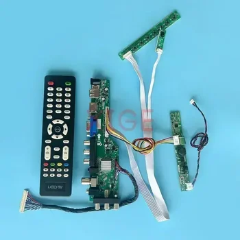 Плата контроллера драйвера ЖК-дисплея Подходит для LTM200KT10 LTM200KT12 1600*900 30- Контактный комплект LVDS DIY AV + USB + DHMI + VGA Цифровой сигнал DVB Экран 20 