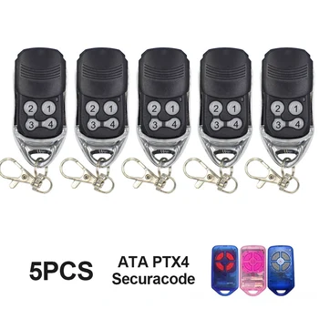 5шт Для ATA PTX4 Securacode Пульт Дистанционного Управления Гаражными Воротами 433,92 МГц Подвижный Код ATA PTX-4 PTX 4 Контроллер Электрических Ворот