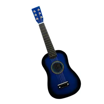 23-дюймовая деревянная мини-акустическая гитара для малышей в подарок на день рождения.