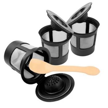 Универсальный многоразовый кофейный фильтр K Cups, замена кофейных капсул для кофеварки Keurig 2.0 и 1.0
