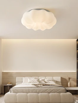 Полный спектр защиты глаз тыквенный потолочный светильник Nordic lovely warm clouds Детская комната лампа для спальни Без стробоскопической шпильки