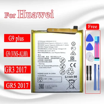 HB366481ECW Высококачественный Аккумулятор для Huawei GT3/GR3 2017 GR5 2017 BLL-L23 L21 L22 G9 VNS-AL00 G9 Plus MLA-TL10