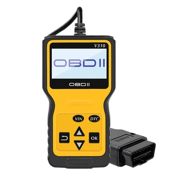 Автомобильный диагностический инструмент V310 OBD2 Считыватель кода OBDII Сканер проверки сканера двигателя Plug-And-Play