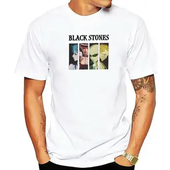 Мужская футболка Nana Anime Black Stones, хипстерская футболка с коротким рукавом и круглым вырезом, одежда из чистого хлопка в подарок на день рождения