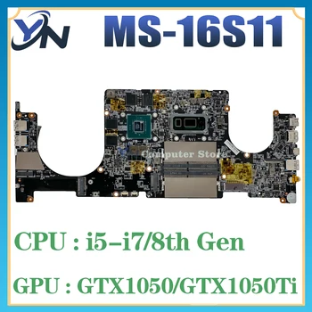 MS-16S11 Материнская плата для ноутбука MSI PS63 Modern 8M MS-16S1 VER1.0 Материнская плата с графическим процессором i5-8265U i7-8565U GTX1050 GTX1050Ti UMA