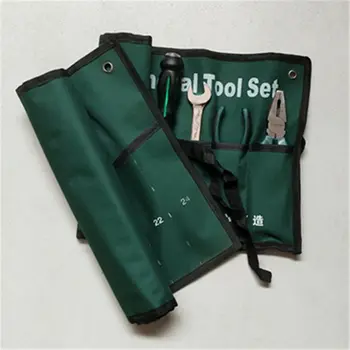 Сумка для хранения аппаратных инструментов, набор подвесных сумок, холщовая сумка для инструментов, гаечный ключ двойного назначения, подвесная сумка, гаечный ключ, Тканевая сумка для хранения E11180