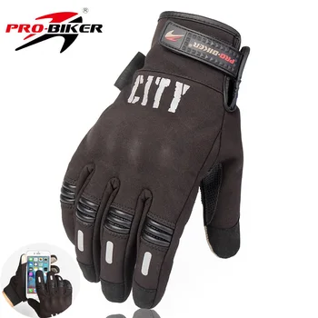 Мотоциклетные перчатки с сенсорным экраном для езды на велосипеде, мужские летние перчатки для мотоциклета, перчатки на полный палец, спортивные состязания по мотокроссу