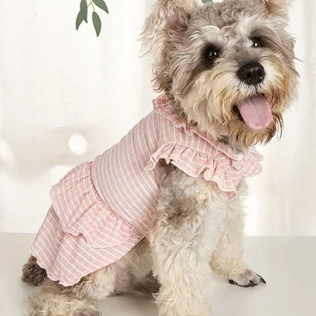 Одежда для собак оптом в летнем стиле ins, новое платье для собак, трансграничные поставки, платье для маленькой собачки и милой кошки