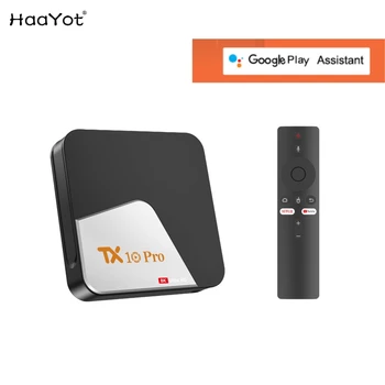 2024 HaaYot Android 13 Smart TV Box с двойным Wi-Fi 4K 2 ГБ 16 ГБ телеприставка Android медиаплеер Поддержка Google Assistant