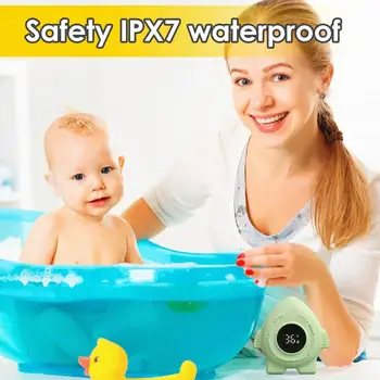 Термометр Для Детской Ванны Baby Cute Cartoon Rocket IPX9 Водонепроницаемый Тестер Температуры Ванны На Батарейках С Цифровым Светодиодным Дисплеем