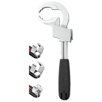 Гаечный ключ на 1 комплект, используемый для разборки и сборки сантехнических изделий, включая комплектную арматуру Многофункциональный регулируемый