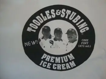 Белая Футболка с Логотипом Toodles & Stubing Premium Ice Cream Fan XL