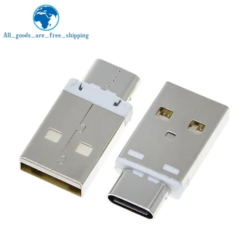 Мини-конвертер TZT 5A TYPE A с разъемом USB в TYPE-C С разъемом USB 3.1 Совместимость QC4.0 QC3.0 PD Зарядное устройство для мобильного телефона
