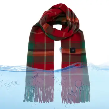 Женский шарф с подогревом, перезаряжаемый через USB, шарфы с тремя уровнями температуры, зимняя одежда, принадлежности для вечеринок, работы, путешествий