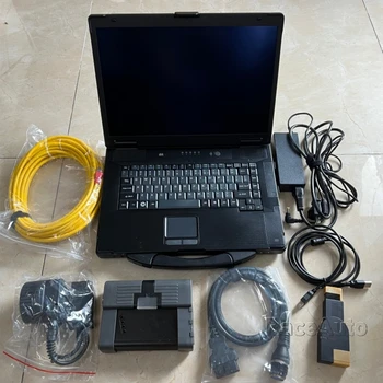 Программный инструмент Диагностики ноутбука Icom a2 CF52 Ram 4g Жесткий диск 1000gb SSD Программное обеспечение Экспертного режима Windows10 Готово к использованию ДЛЯ BM * W