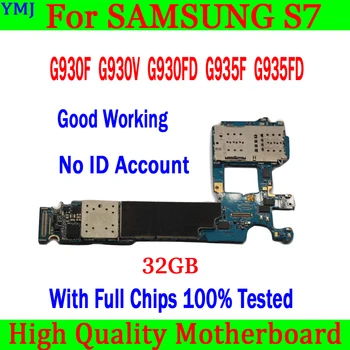32 ГБ С Полными чипами Для Samsung Galaxy S7 edge G935F G930F G930FD G935FD G930V материнская плата 100% Тестируемая Хорошо Работающая Логическая плата