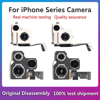 Оптовая Продажа Оригинальной Разборки Камеры Заднего Вида Для iPhone 14 15 Plus 13 12 Mini Pro Max Камера Заднего Вида Задний Основной Объектив Камера С Гибким Кабелем